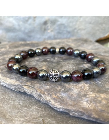 Bracelet Chance « Courage & Protection » Tourmaline, Grenat, Hématite ouvre sa boutique