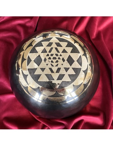 Bol Chantant Tibétain « Sri Yantra » Grande taille  - 20 cm online