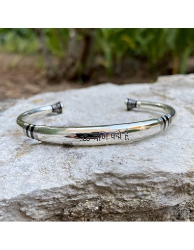 Bracelet Mantra Om Mani Padme Hum « Sagesse » - Argent 925 Venez découvrir notre 