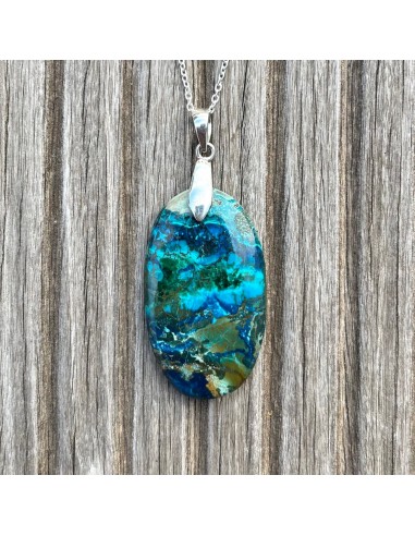 Pendentif en Chrysocolle « Paix intérieure » Jusqu'à 80% De Réduction