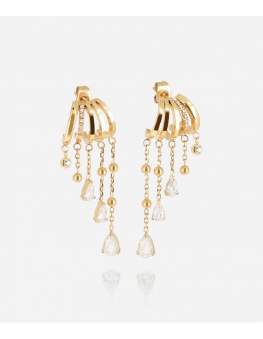 Boucles d'oreilles Maria (Acier doré) store