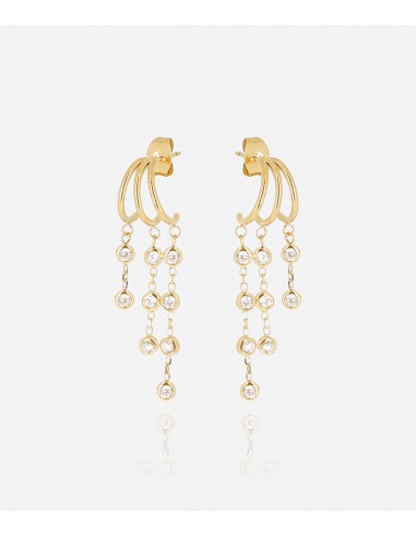 Boucles d'oreilles Teresa (Acier doré) en ligne