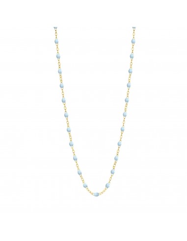 Collier bleu layette Classique Gigi, or jaune, 42 cm Toutes les collections ici