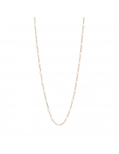 Collier blanc Classique Gigi, or rose, 42 cm Profitez des Offres !