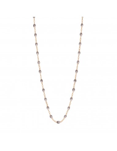 Collier argent Classique Gigi, or rose, 42 cm Dans la société mordern