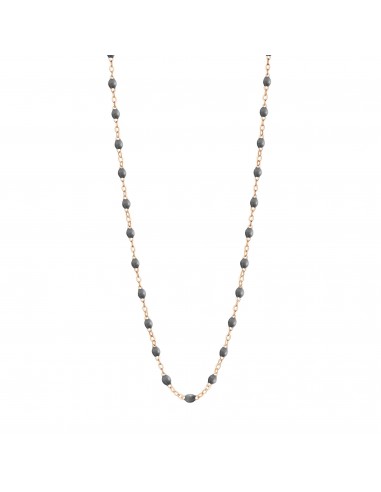 Collier gris foncé Classique Gigi, or rose, 42 cm sélection de produits