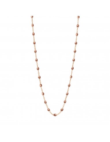 Collier cuivre Classique Gigi, or rose, 42 cm rembourrage situé sous