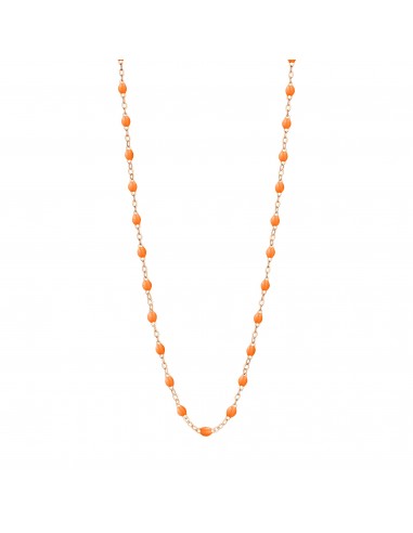 Collier mandarine Classique Gigi, or rose, 42 cm français