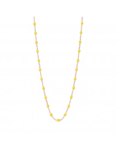 Collier citron Classique Gigi, or rose, 42 cm Les magasins à Paris