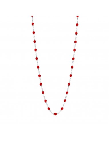 Collier rubis Classique Gigi, or blanc, 42 cm 2023