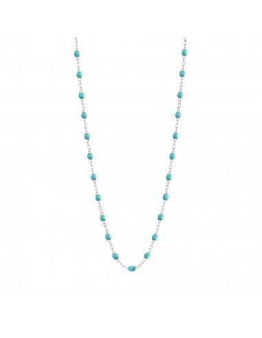 Collier turquoise vert Classique Gigi, or blanc, 42 cm votre restaurant rapide dans 